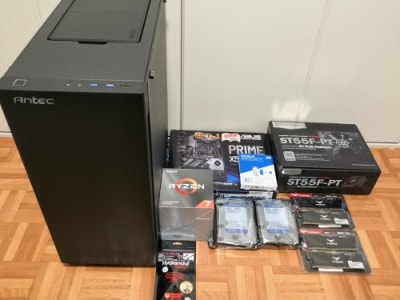 Debian10をRyzen 3800X環境で動かそうとしてハマった内容(グラボ必須、BIOS設定、Kernel設定)