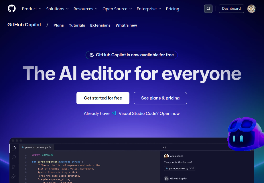 【GitHub Copilot】「もっとAIを使った方が良いですよ」とアドバイスする時代になった