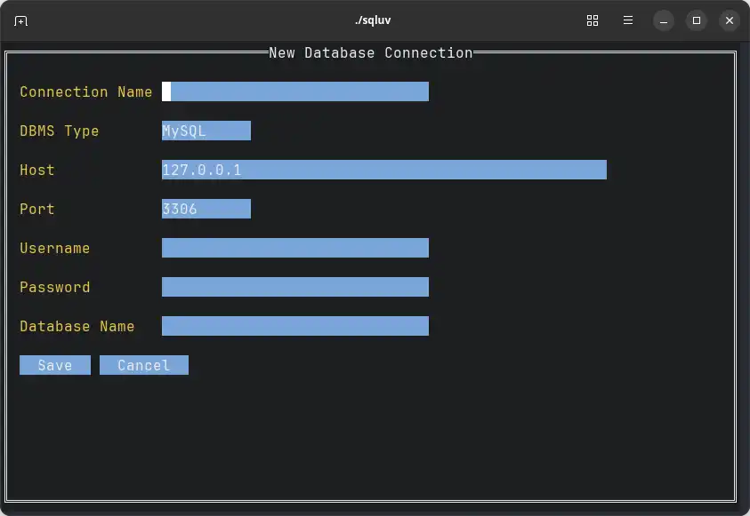 dbms info