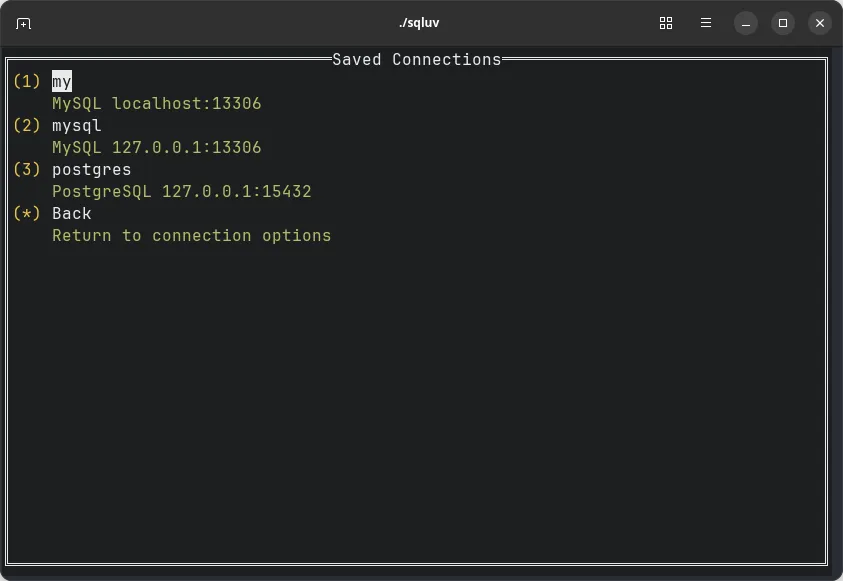 dbms list