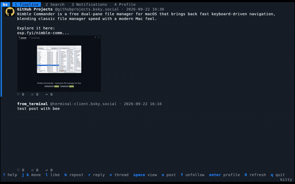 bluesky-terminal-client のデモ